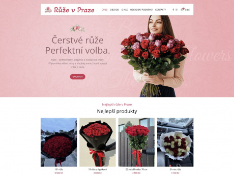Интернет-магазин доставки роз “Růže v Praze”