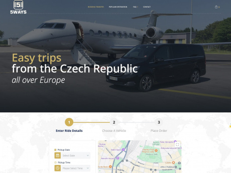 Сайт для трансферной компании 5WAYS
